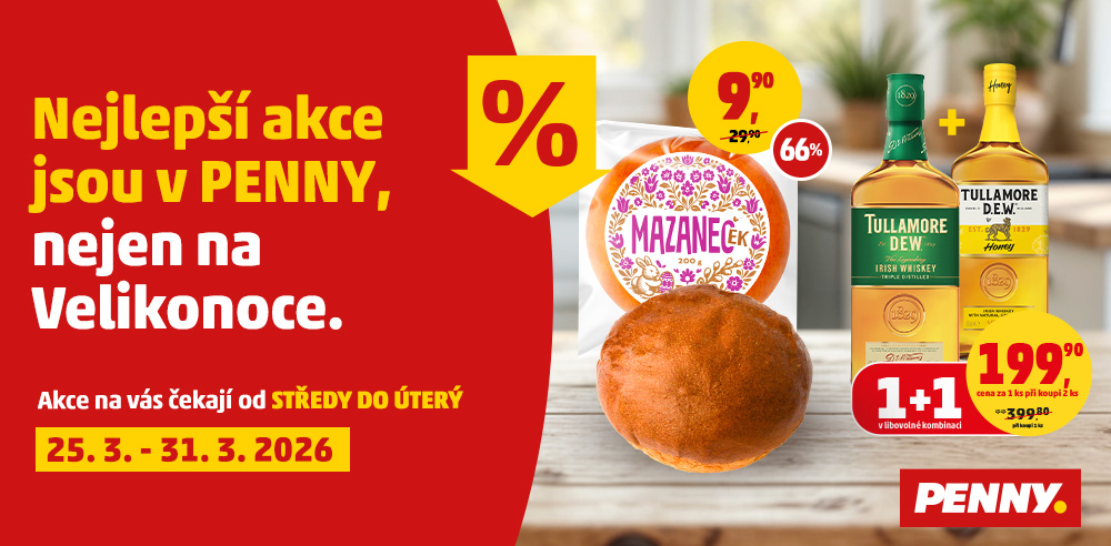 Nejlepší akce jsou v PENNY, nejen na Velikonoce.