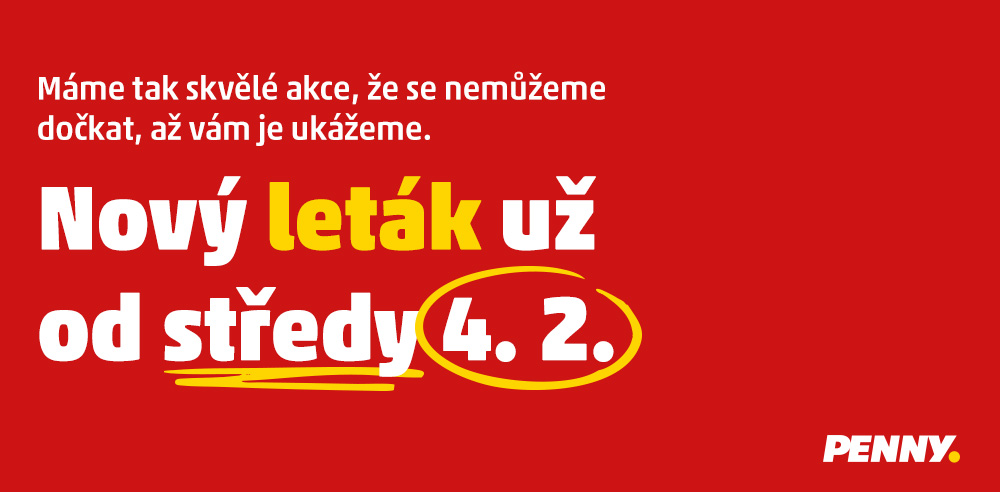 Nový leták už od středy 4.2.
