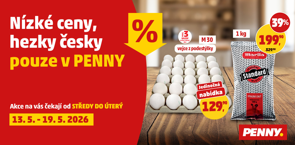 Nízké ceny, hezky česky, pouze v PENNY