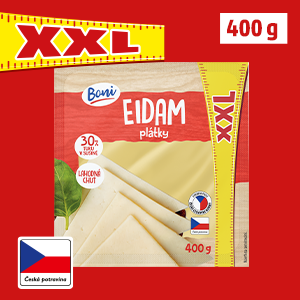 SÝR EIDAM 30% PLÁTKY XXL BONI/KARLOVA KORUNA