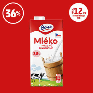 TRVANLIVÉ MLÉKO BONI