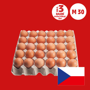 ČERSTVÁ VEJCE VELIKOST M