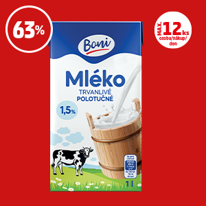 TRVANLIVÉ MLÉKO BONI