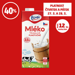 TRVANLIVÉ MLÉKO BONI