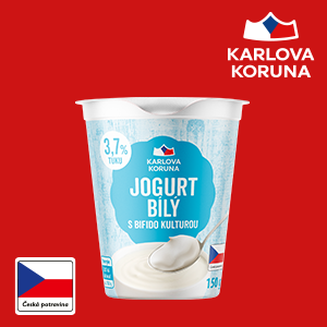 JOGURT BÍLÝ 3,7% TUKU KARLOVA KORUNA