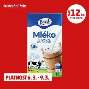 TRVANLIVÉ MLÉKO BONI