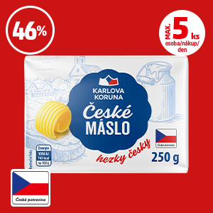 ČESKÉ MÁSLO KARLOVA KORUNA