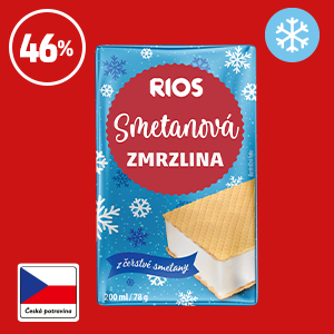 SMETANOVÁ ZMRZLINA V OPLATCE RIOS