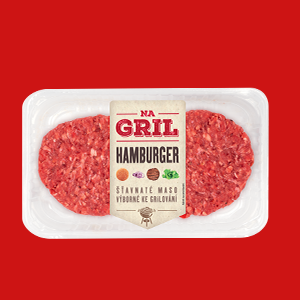 HOVĚZÍ BURGER NA GRIL