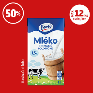 TRVANLIVÉ MLÉKO BONI
