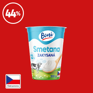 ZAKYSANÁ SMETANA 12% BONI