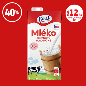 TRVANLIVÉ MLÉKO BONI