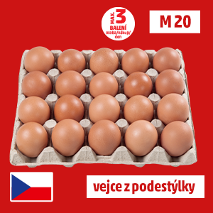 VEJCE ČERSTVÁ M 20 Z PODESTÝLKY