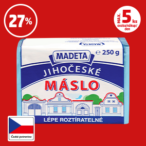 JIHOČESKÉ MÁSLO MADETA
