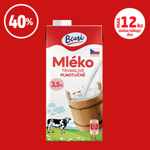 TRVANLIVÉ MLÉKO BONI