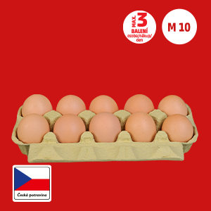 ČERSTVÁ VEJCE VELIKOST M