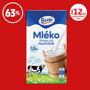 TRVANLIVÉ MLÉKO BONI