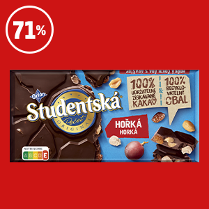 ČOKOLÁDA STUDENTSKÁ PEČEŤ ORION