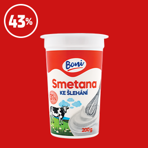 SMETANA KE ŠLEHÁNÍ 31% BONI