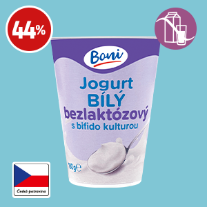 JOGURT BÍLÝ BEZ LAKTÓZY BONI