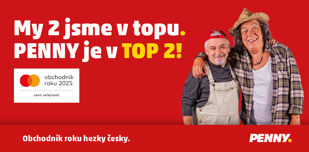 My 2 jsme v topu. PENNY je v top 2!