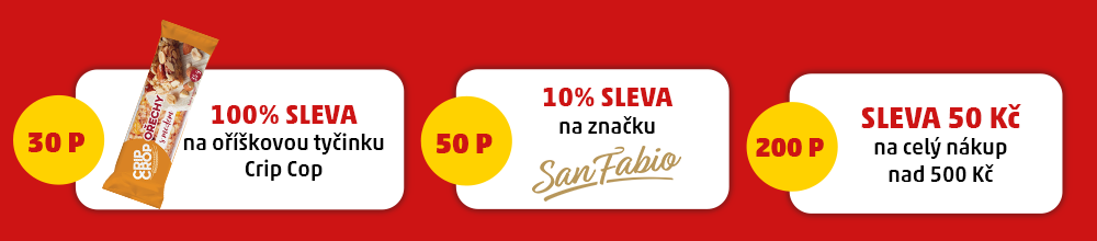 1 PENNÍK = Každých 50 Kč nákupu