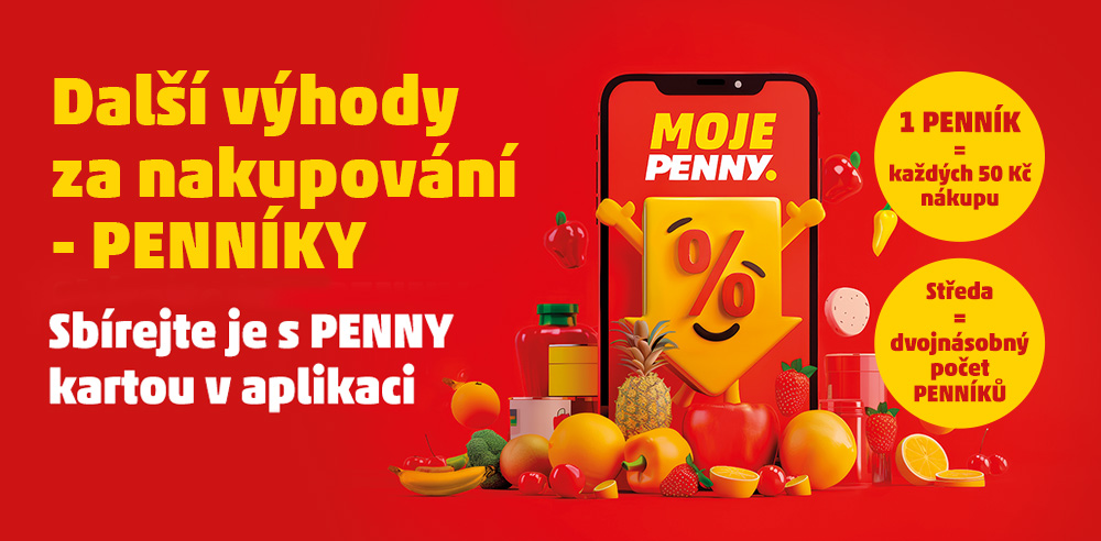 Další výhody za nakupování - PENNÍCI