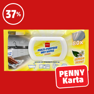 VÍCEÚČELOVÉ VLHČENÉ UBROUSKY PENNY