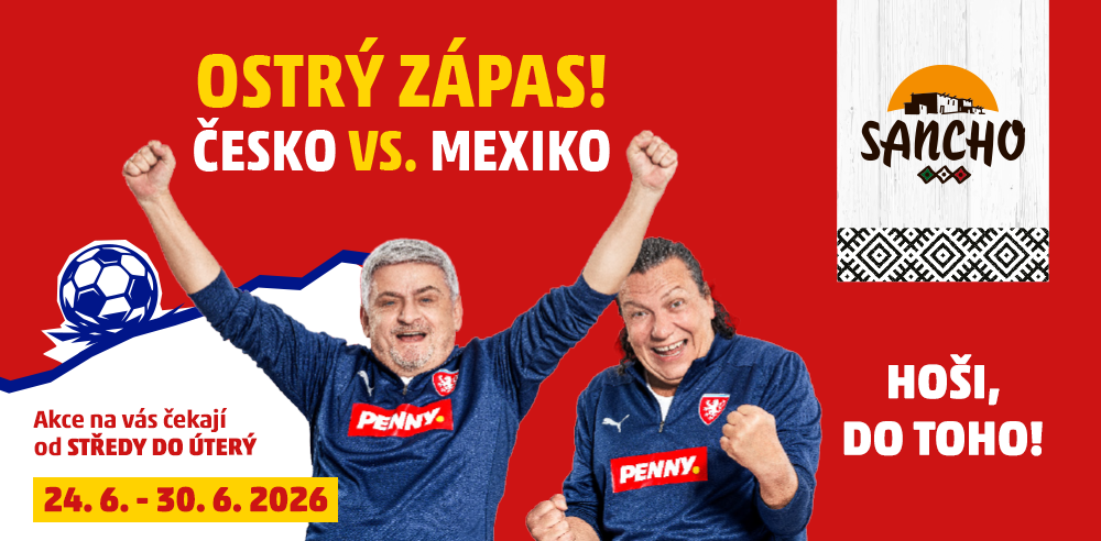 Ostrý zápas! Česko vs. Mexiko