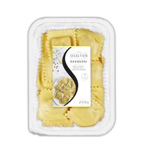TĚSTOVINY RAVIOLI S RICOTTOU SELECTION