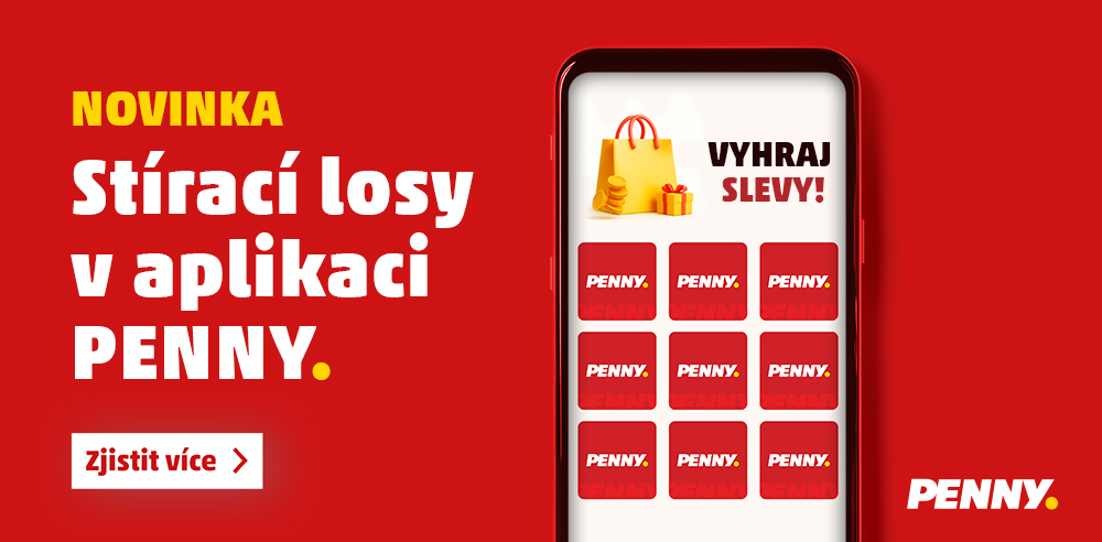 Stírací losy v aplikaci PENNY