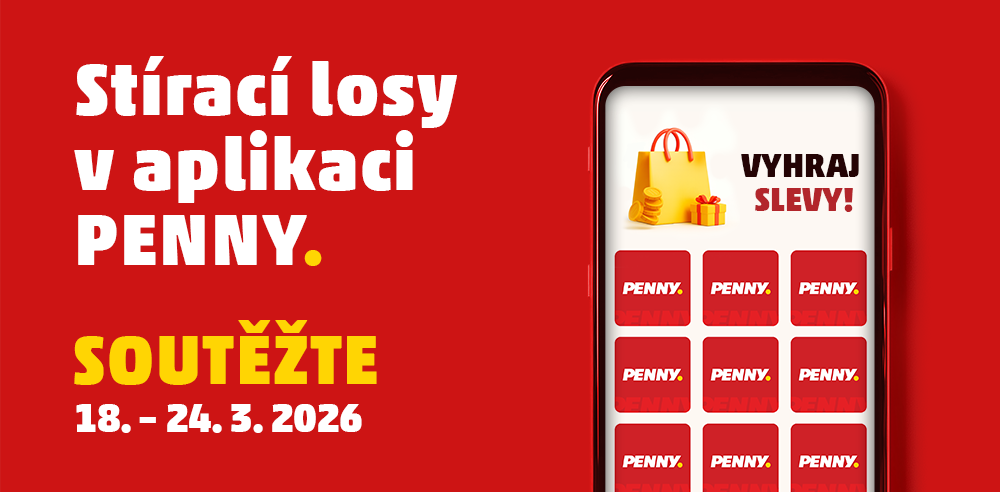 Stírací losy v aplikaci PENNY.