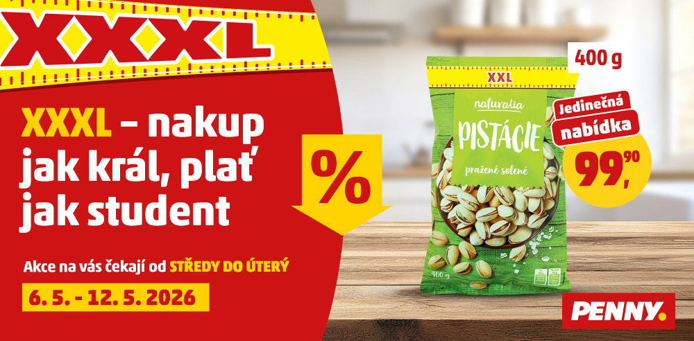 XXXL-nakup jak král, plať jak student