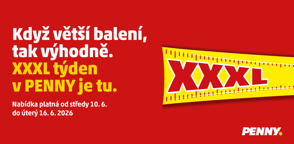 Když větší balení, tak výhodně. XXXL týden v PENNY je tu.