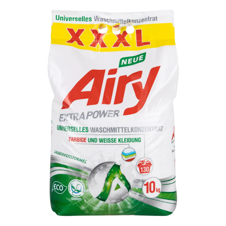 Пральний порошок 2399546  Airy AL80570 Універсальний 10 кг, 130 циклів