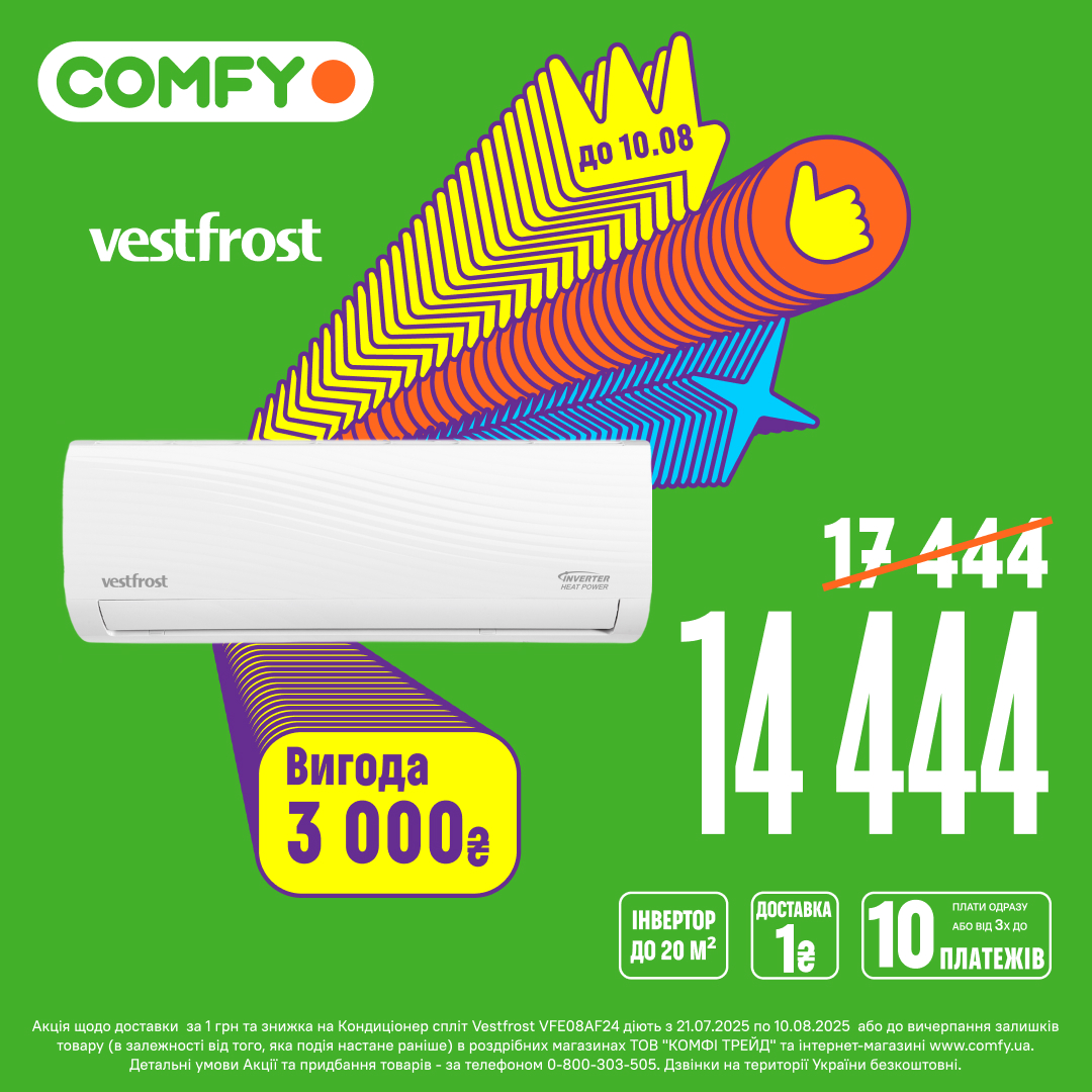 Кондиціонер спліт Vestfrost VFE08AF24