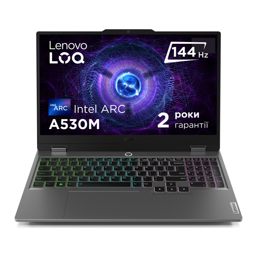 Ноутбук ігровий Lenovo LOQ 15IAX9I (83FQ002ERA) Luna Grey