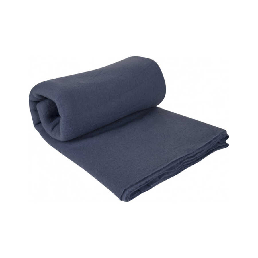 Плед полуторний DAISY синьо-сірий 125х150