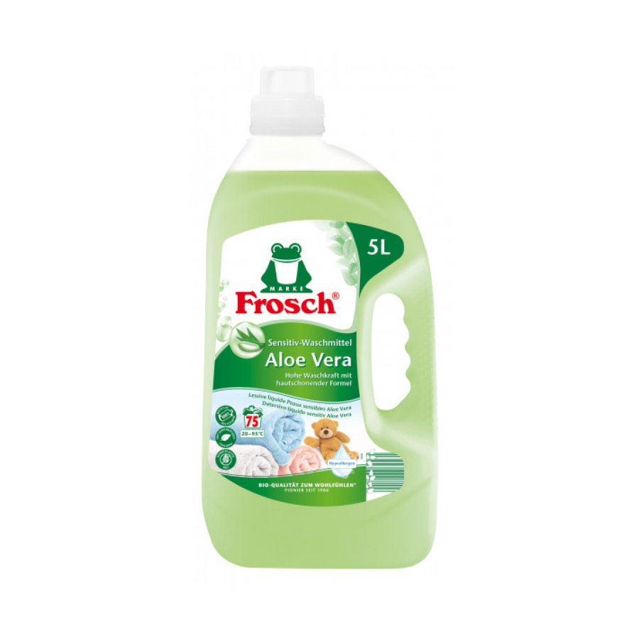 Гель для прання Frosch Алоє 5л, 75 циклів