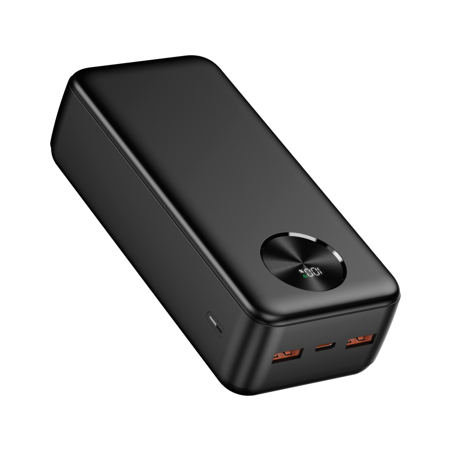Батарея мобільна Xipin T168LF-3W PD20W+22.5W 30000mah Black