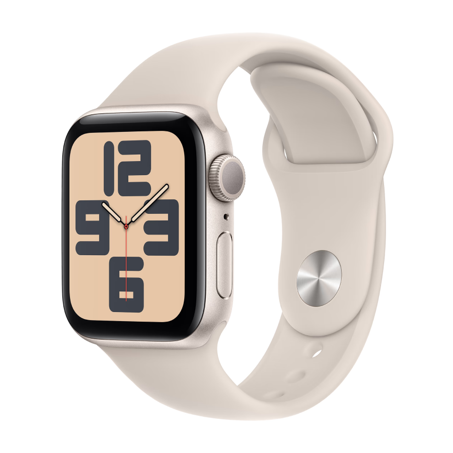 Смарт-годинник Apple Watch SE GPS 40mm Starlight Aluminium Case with Starlight Sport Band - S/M