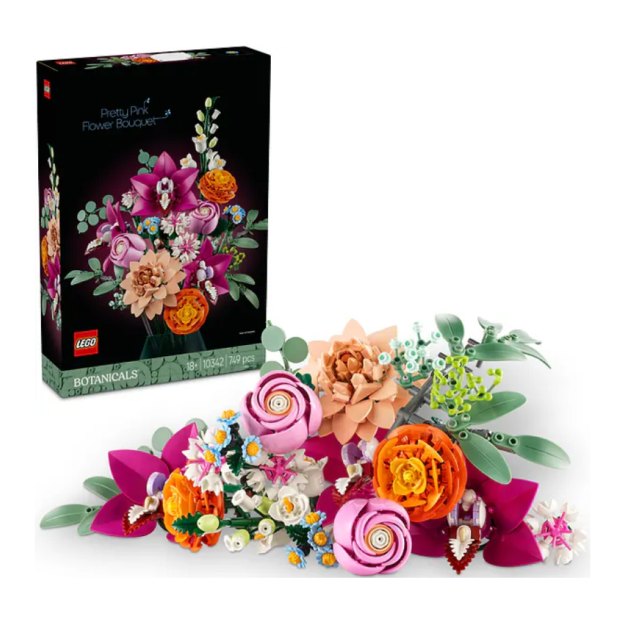LEGO Botanicals Милий рожевий букет квітів 