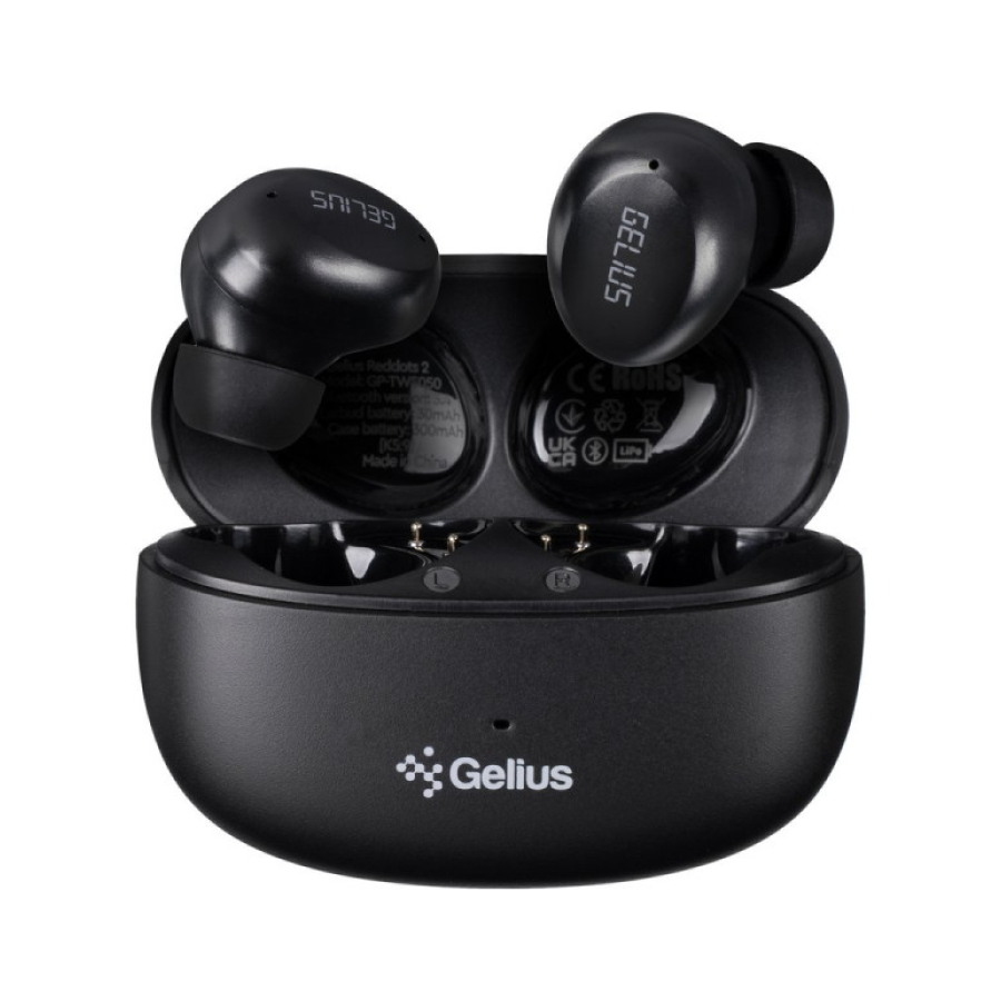 Навушники вкладиші бездротові TWS Gelius Gelius Reddots 2 GP-TWS044 Black