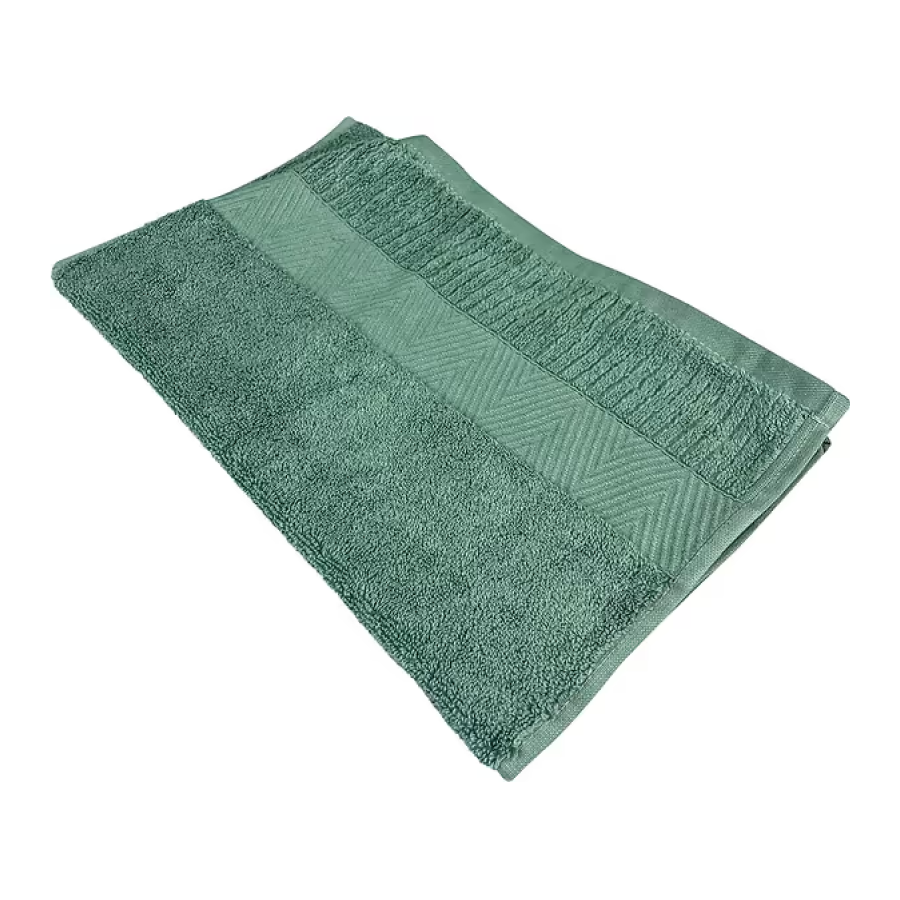 Рушник для рук GM Textile м'ятний махровий зеро твіст з бордюром 40х70