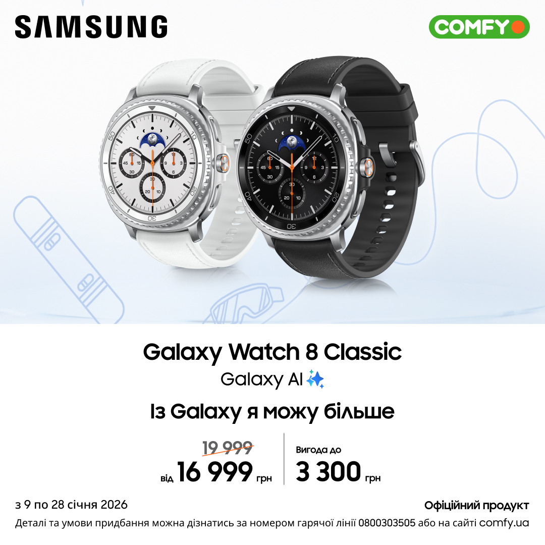 Смарт-годинники Samsung Galaxy Watch 8 Classic