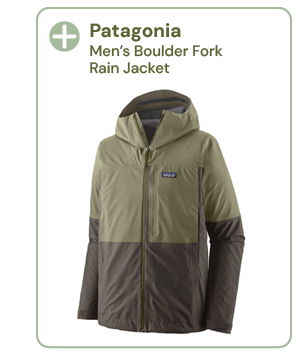 Patagonia Men's Boulder Fork Rain Jacket - Green.