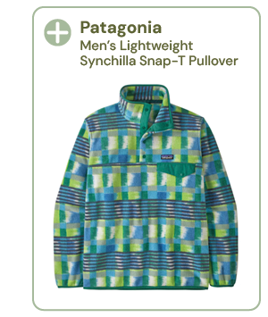 Patagonia Men's Lightweight Synchilla Snap-T Pullover - Blue/Green
