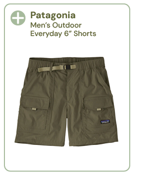 Patagonia Men's Outdoor Everyday 6in Shorts - Dark Green