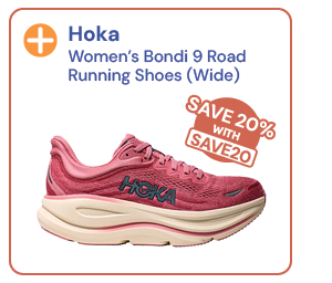 Hoka Women's Bondi 9 Road Running Shoes (Wide) - Pink