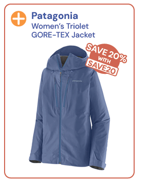 Patagonia Women's Triolet GORE-TEX Jacket - Blue. Save 20% with code SAVE20.